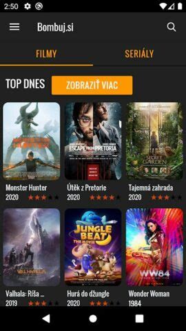 bombuj aplikace android|Filmy a seriály zadarmo